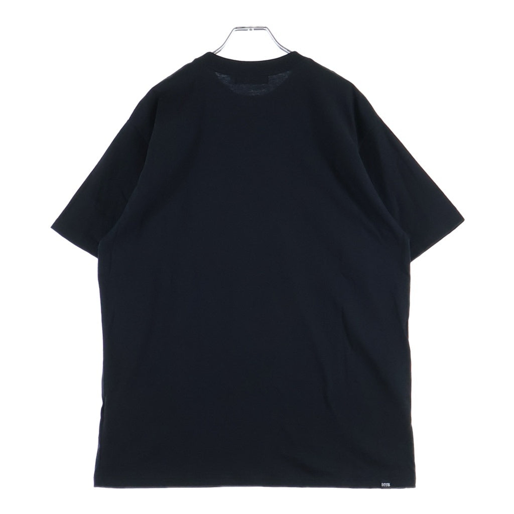 HYSTERIC GLAMOUR(ヒステリックグラマー) BAD ASS MAMA TOUR グラフィックプリント クルーネック 半袖Tシャツ カットソー ブラック 02261CT04