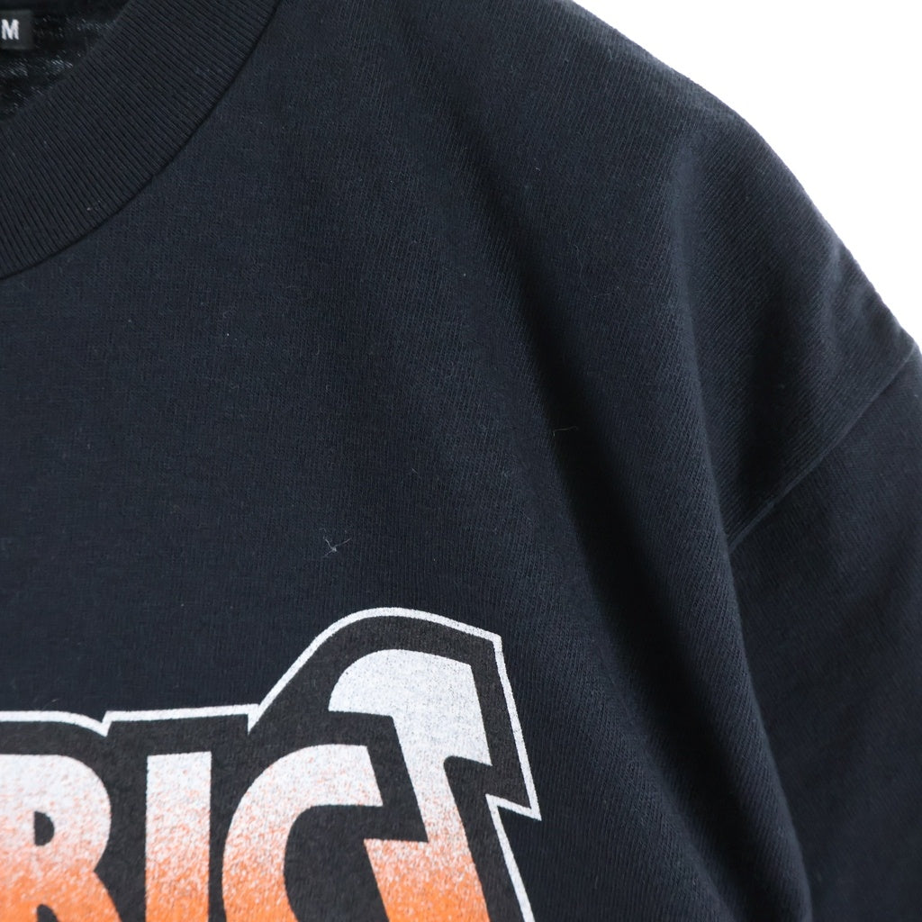 HYSTERIC GLAMOUR(ヒステリックグラマー) BAD ASS MAMA TOUR グラフィックプリント クルーネック 半袖Tシャツ カットソー ブラック 02261CT04