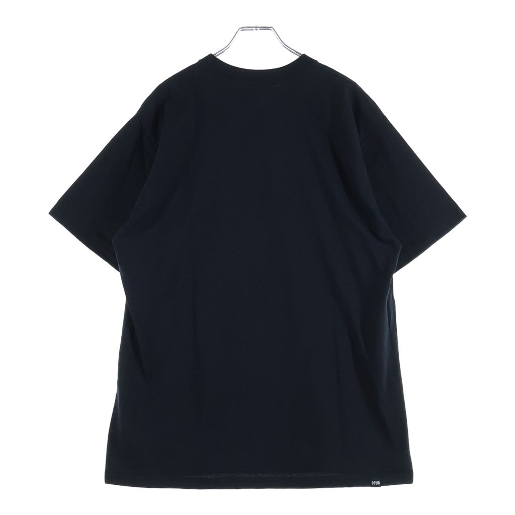 HYSTERIC GLAMOUR(ヒステリックグラマー) BAD ASS MAMA TOUR グラフィックプリント クルーネック 半袖Tシャツ カットソー ブラック 02261CT04