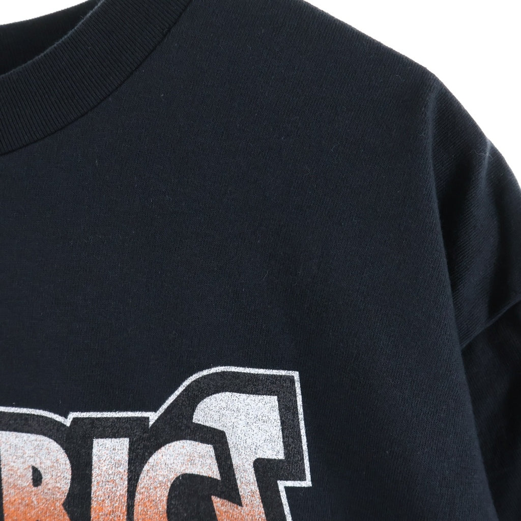 HYSTERIC GLAMOUR(ヒステリックグラマー) BAD ASS MAMA TOUR グラフィックプリント クルーネック 半袖Tシャツ カットソー ブラック 02261CT04