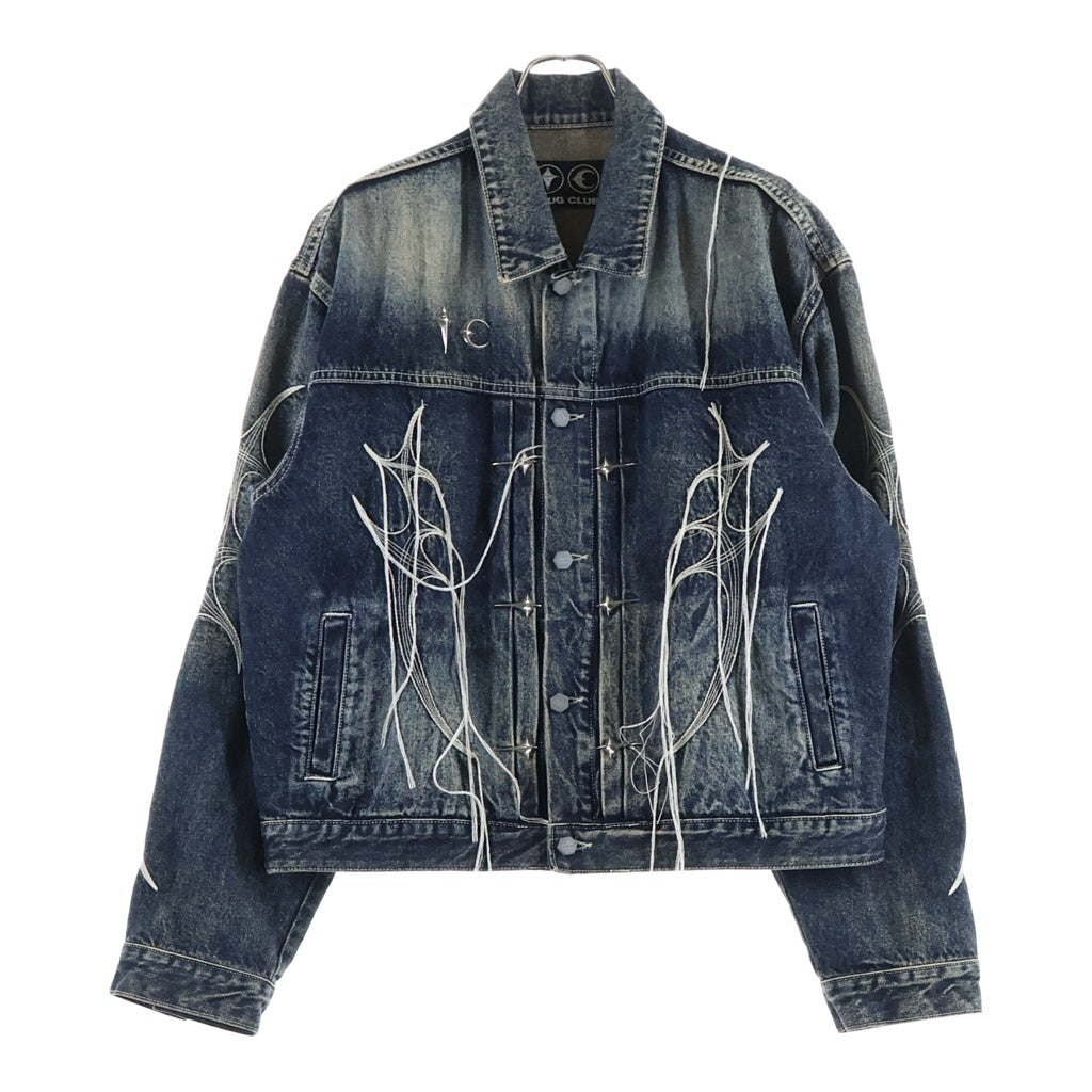 THUG CLUB(サグクラブ) 24SS TRIBAL TREE DENIM JACKET トライバルツリーデニムジャケット インディゴ TC24JK0801