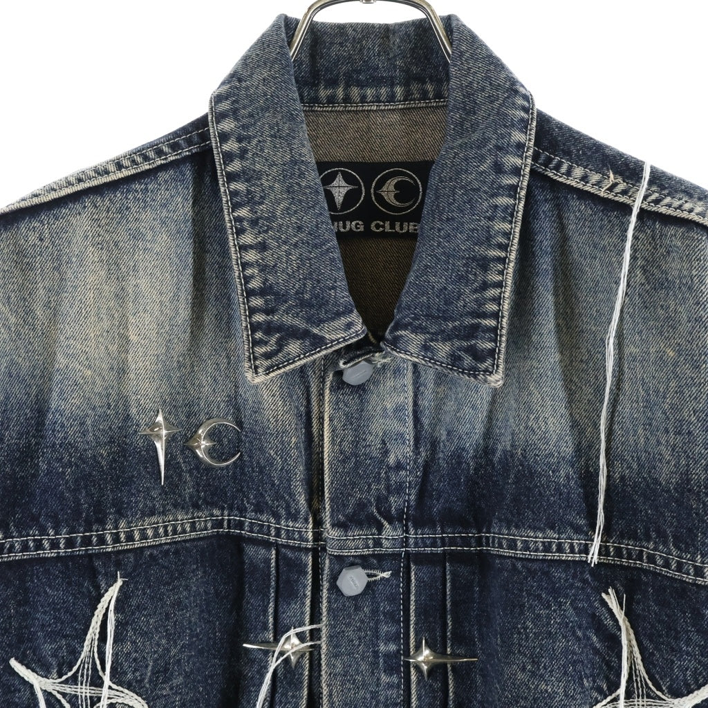 THUG CLUB(サグクラブ) 24SS TRIBAL TREE DENIM JACKET トライバルツリーデニムジャケット インディゴ TC24JK0801