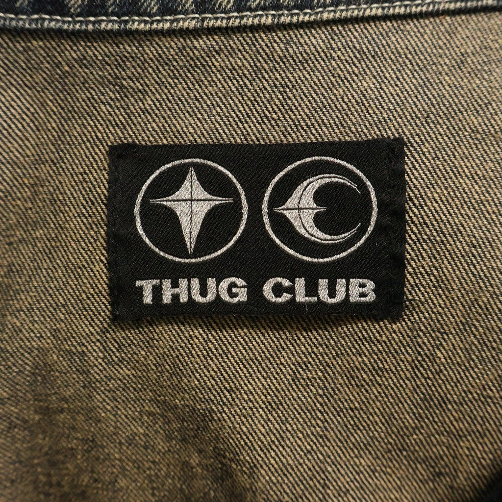 THUG CLUB(サグクラブ) 24SS TRIBAL TREE DENIM JACKET トライバルツリーデニムジャケット インディゴ TC24JK0801