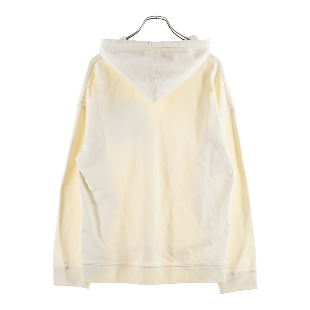 LOEWE(ロエベ) Anagram Leather Patch Hoodie アナグラム レザーパッチ プルオーバーパーカー フーディー アイボリー H526Y25X15