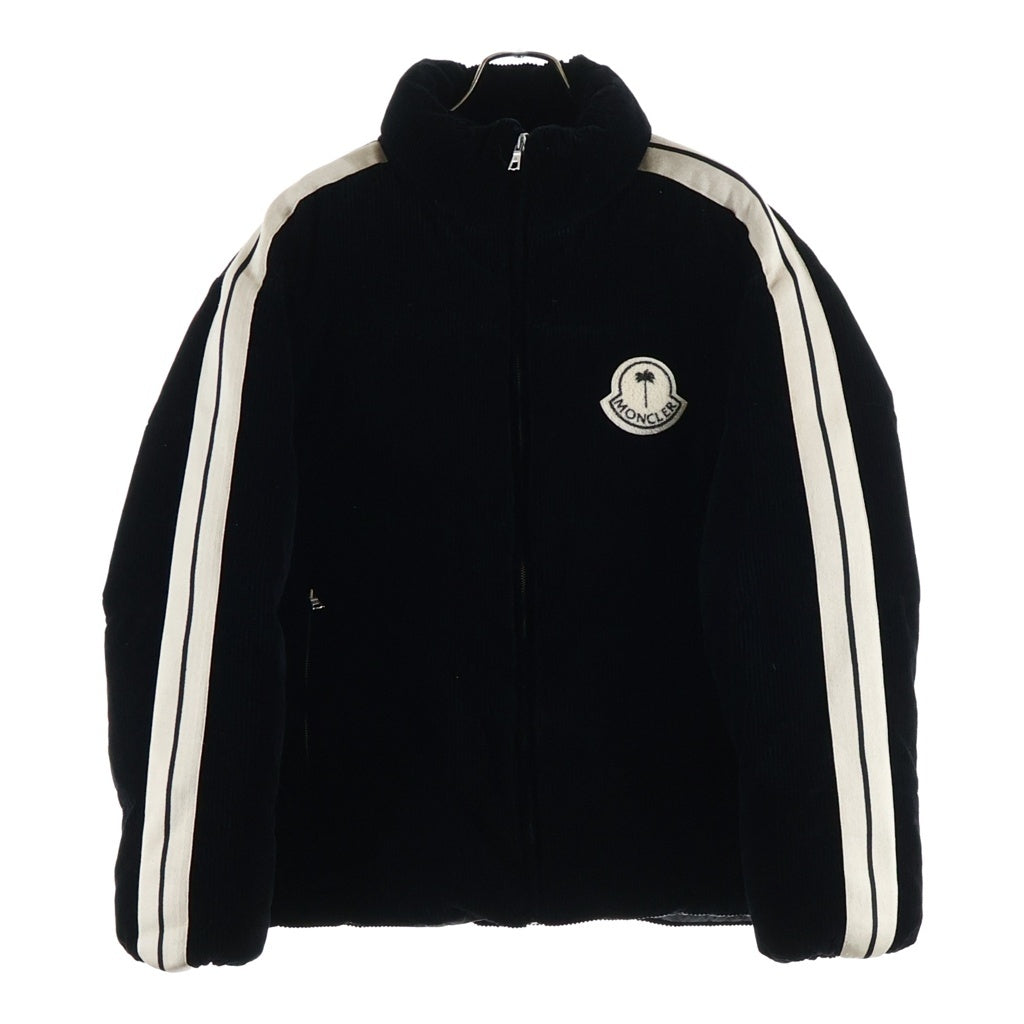 Palm Angels(パームエンジェルス) 23AW ×Palm Angels RAMSAU GIUBBOTTO JACKET パームエンジェルス ラムサウ ワッペン コーデュロイ ダウンジャケット ブラック I209L1A00019 M3566