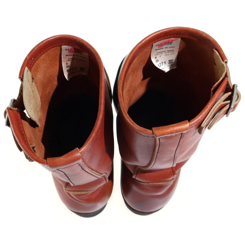 RED WING(レッド ウイング) 8271 ENGINEER BOOTS エンジニアブーツ ハイカットシューズ レッド