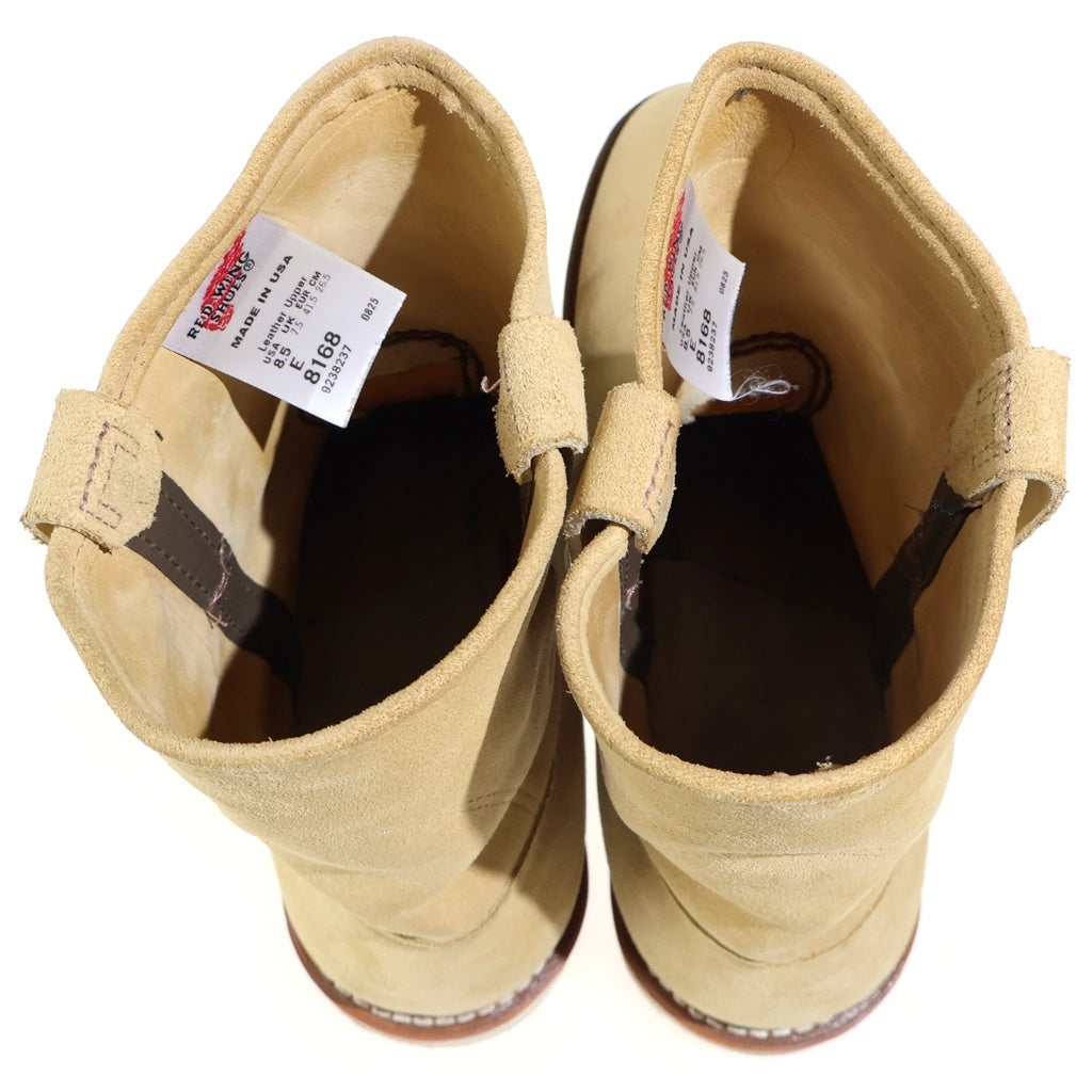 RED WING(レッド ウイング) 9-inch Pecos ペコス ハイカットブーツ シューズ ベージュ 8168