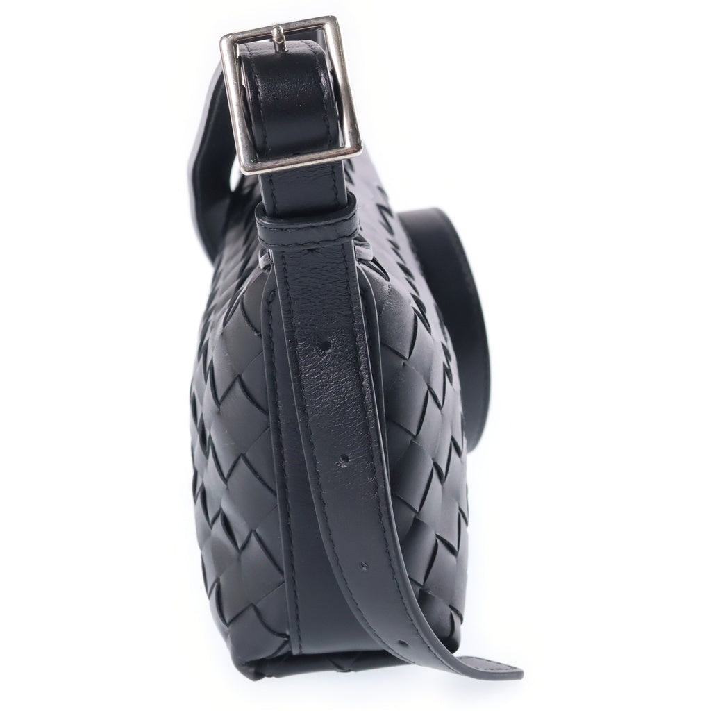 BOTTEGA VENETA(ボッテガヴェネタ) TRAVELER PHONE POUCH トラベラー フォンポーチ カーフレザー ブラック 844018V2HL08803 レディース