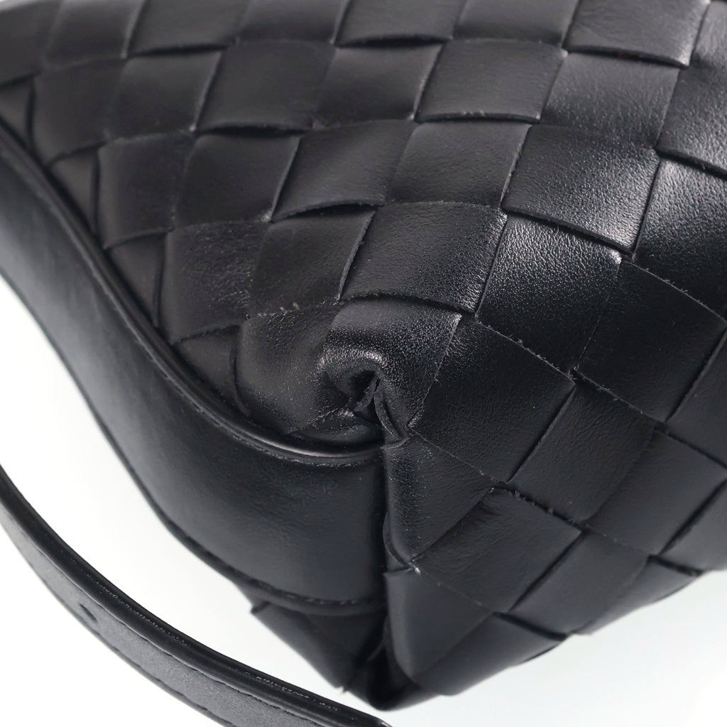 BOTTEGA VENETA(ボッテガヴェネタ) TRAVELER PHONE POUCH トラベラー フォンポーチ カーフレザー ブラック 844018V2HL08803 レディース