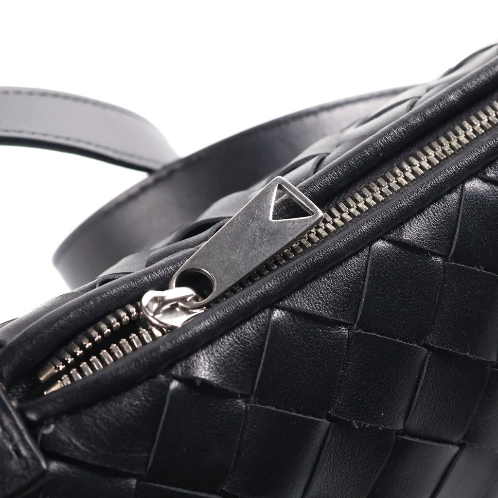 BOTTEGA VENETA(ボッテガヴェネタ) TRAVELER PHONE POUCH トラベラー フォンポーチ カーフレザー ブラック 844018V2HL08803 レディース