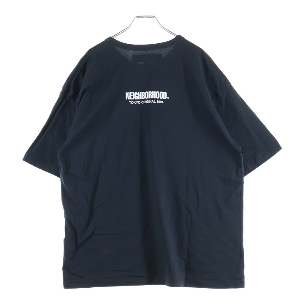 NEIGHBORHOOD(ネイバーフッド) 25SS SHELTECH CREWNECK-P SS 1ポケット クルーネック 半袖Tシャツ カットソー ブラック 251BWNH-CSM01