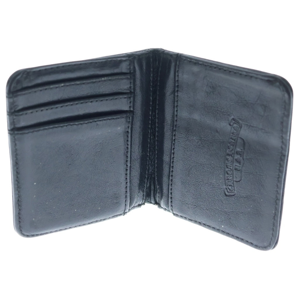 CHROME HEARTS(クロムハーツ) Card Case 二つ折り レザーカードケース ブラック