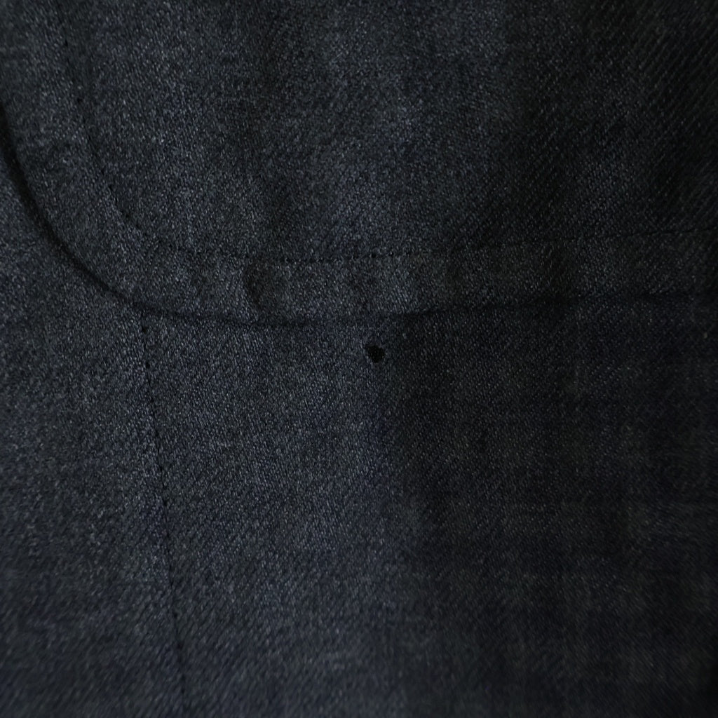 COMME des GARCONS HOMME(コムデギャルソンオム) 98AW 田中オム チェック柄 ノッチドラペル 3B シングルテーラードジャケット グレー AD1998 HJ-04006M