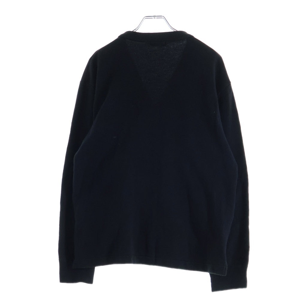 COMME des GARCONS HOMME PLUS(コムデギャルソンオムプリュス) 99SS 田中オム ショールカラー ジップアップ スウェットトレーナー ブラック AD1998 PT-100140