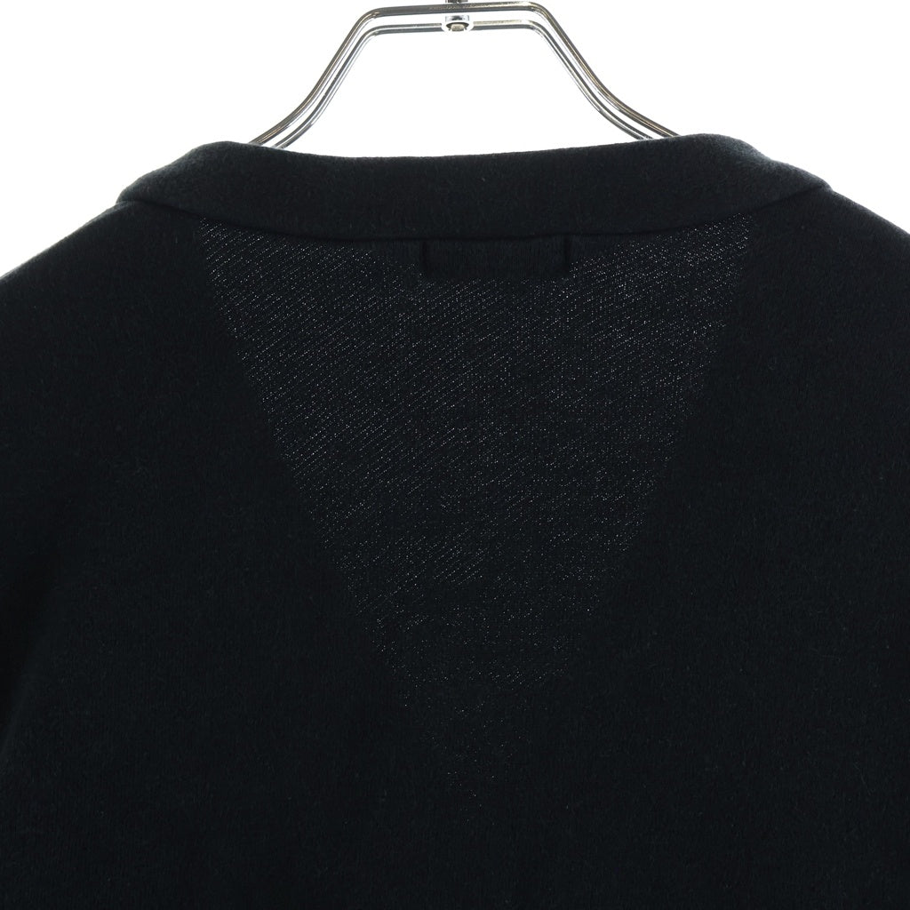 COMME des GARCONS HOMME PLUS(コムデギャルソンオムプリュス) 99SS 田中オム ショールカラー ジップアップ スウェットトレーナー ブラック AD1998 PT-100140