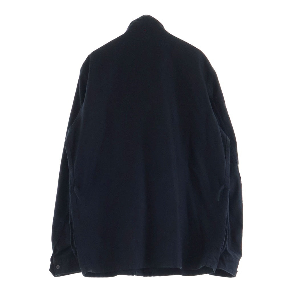 COMME des GARCONS HOMME(コムデギャルソンオム) 04AW 田中オム マルチポケット ジップアップ ハンティングフィールドジャケット ブラック AD2004 HN-C020