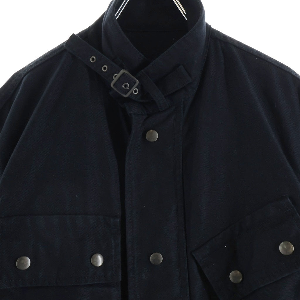 COMME des GARCONS HOMME(コムデギャルソンオム) 04AW 田中オム マルチポケット ジップアップ ハンティングフィールドジャケット ブラック AD2004 HN-C020