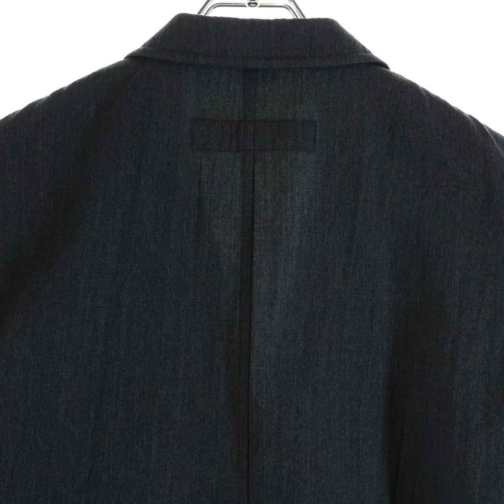 COMME des GARCONS HOMME(コムデギャルソンオム) 01SSS 田中オム ノッチドラペル 3B シングルテーラードジャケット グレー AD2000 HJ-10004S