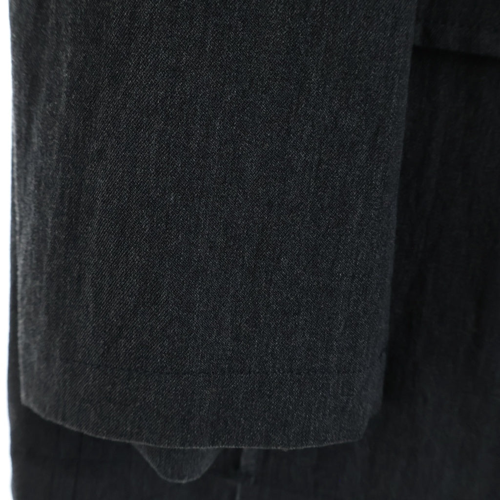 COMME des GARCONS HOMME(コムデギャルソンオム) 01SSS 田中オム ノッチドラペル 3B シングルテーラードジャケット グレー AD2000 HJ-10004S