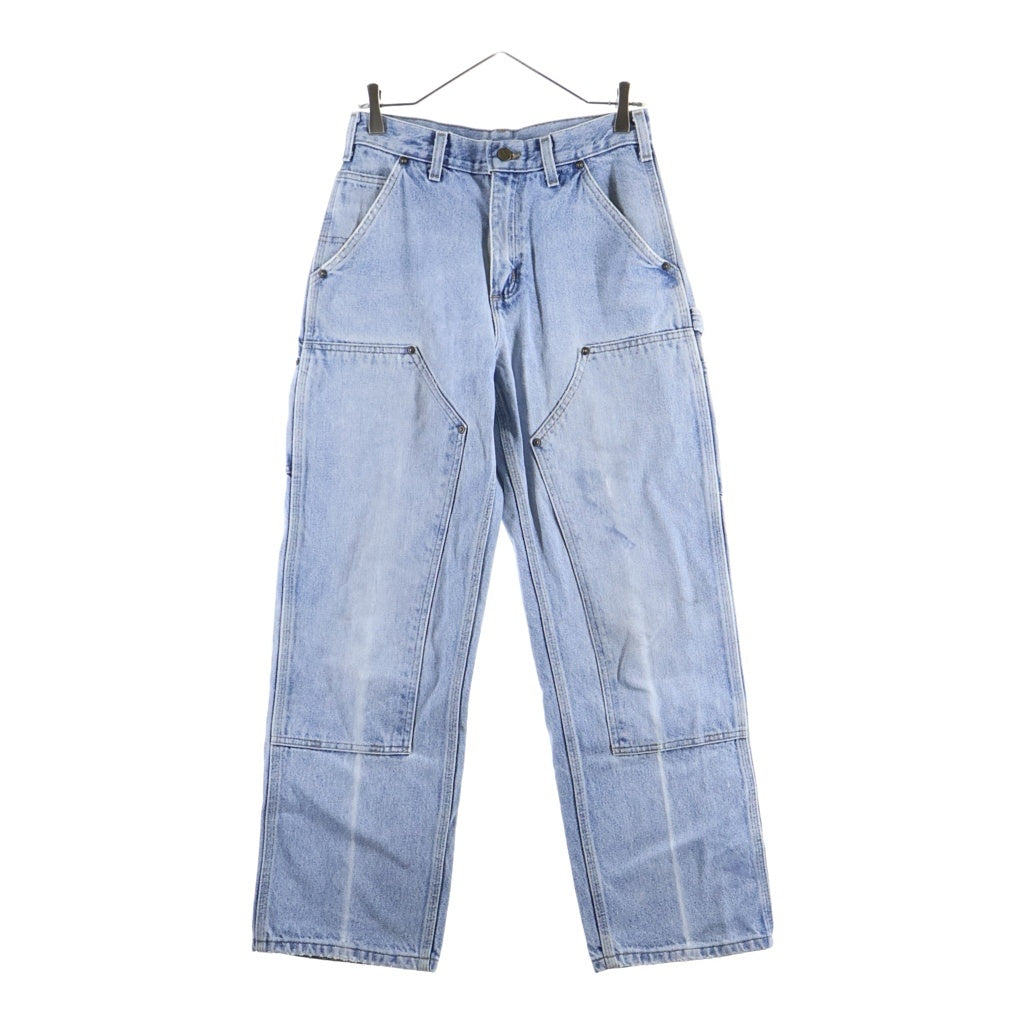 CARHARTT(カーハート) FRONT LOGGER Jeans フロントロガー ダブルニー デニムパンツ ブルー B73 DST
