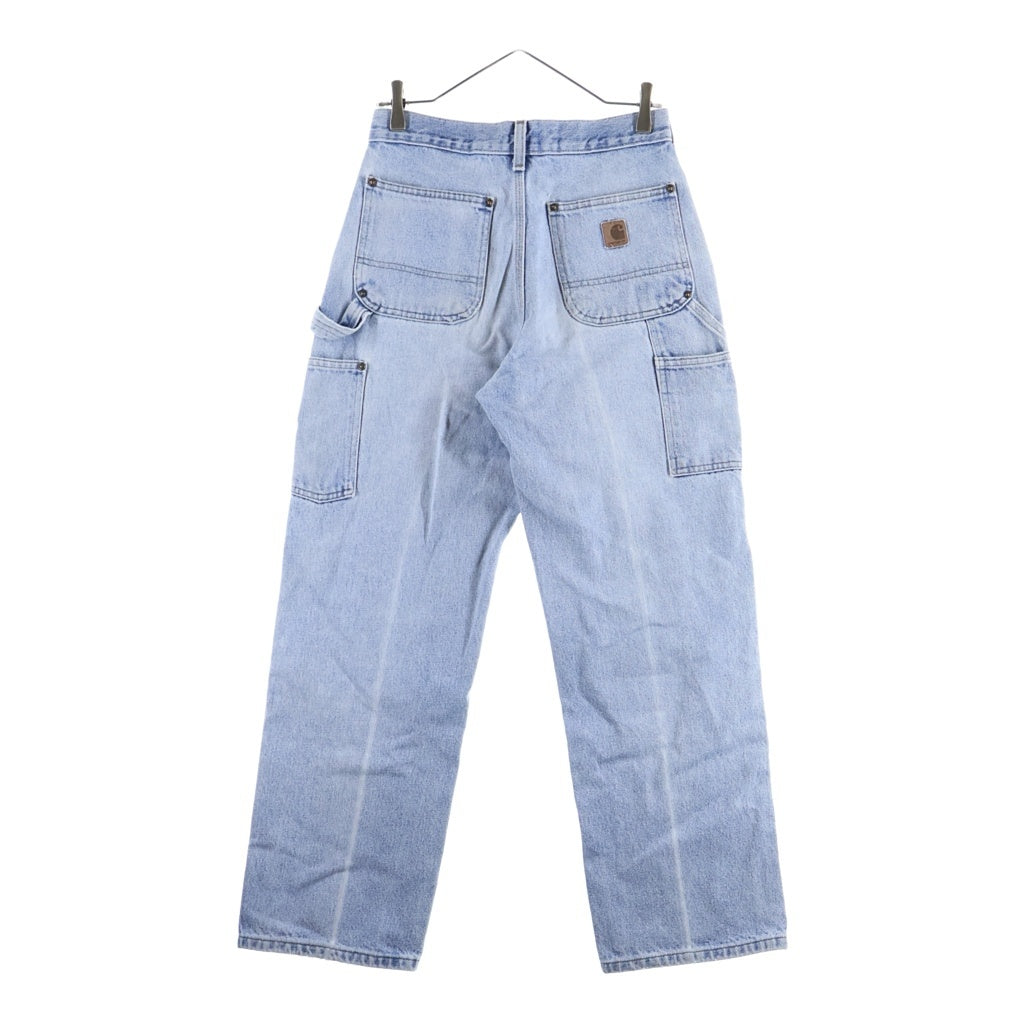 CARHARTT(カーハート) FRONT LOGGER Jeans フロントロガー ダブルニー デニムパンツ ブルー B73 DST
