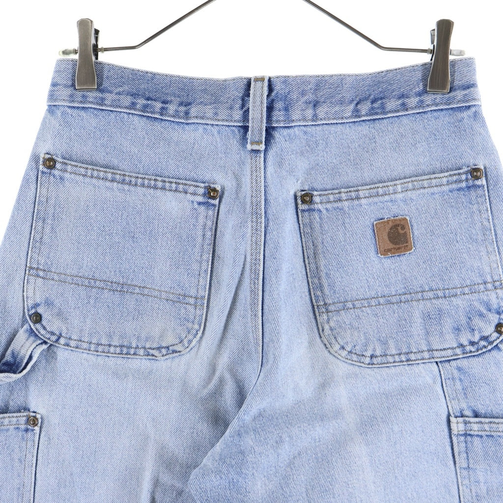 CARHARTT(カーハート) FRONT LOGGER Jeans フロントロガー ダブルニー デニムパンツ ブルー B73 DST