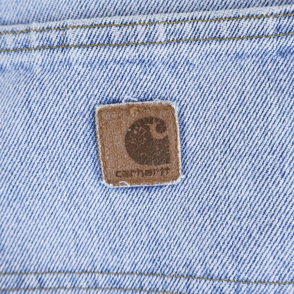 CARHARTT(カーハート) FRONT LOGGER Jeans フロントロガー ダブルニー デニムパンツ ブルー B73 DST