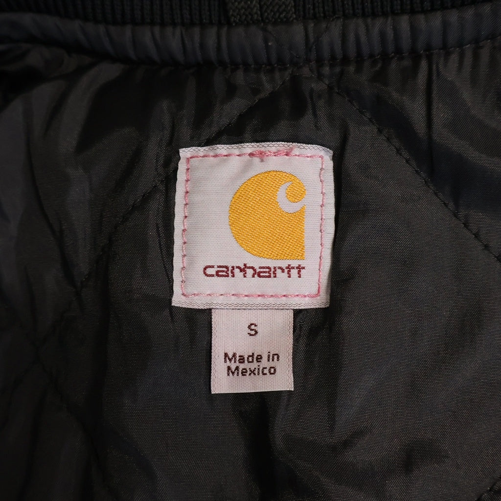 CARHARTT(カーハート) Duck Quilting Vest ジップアップ ダックキルティングベスト レッド V01-BLK