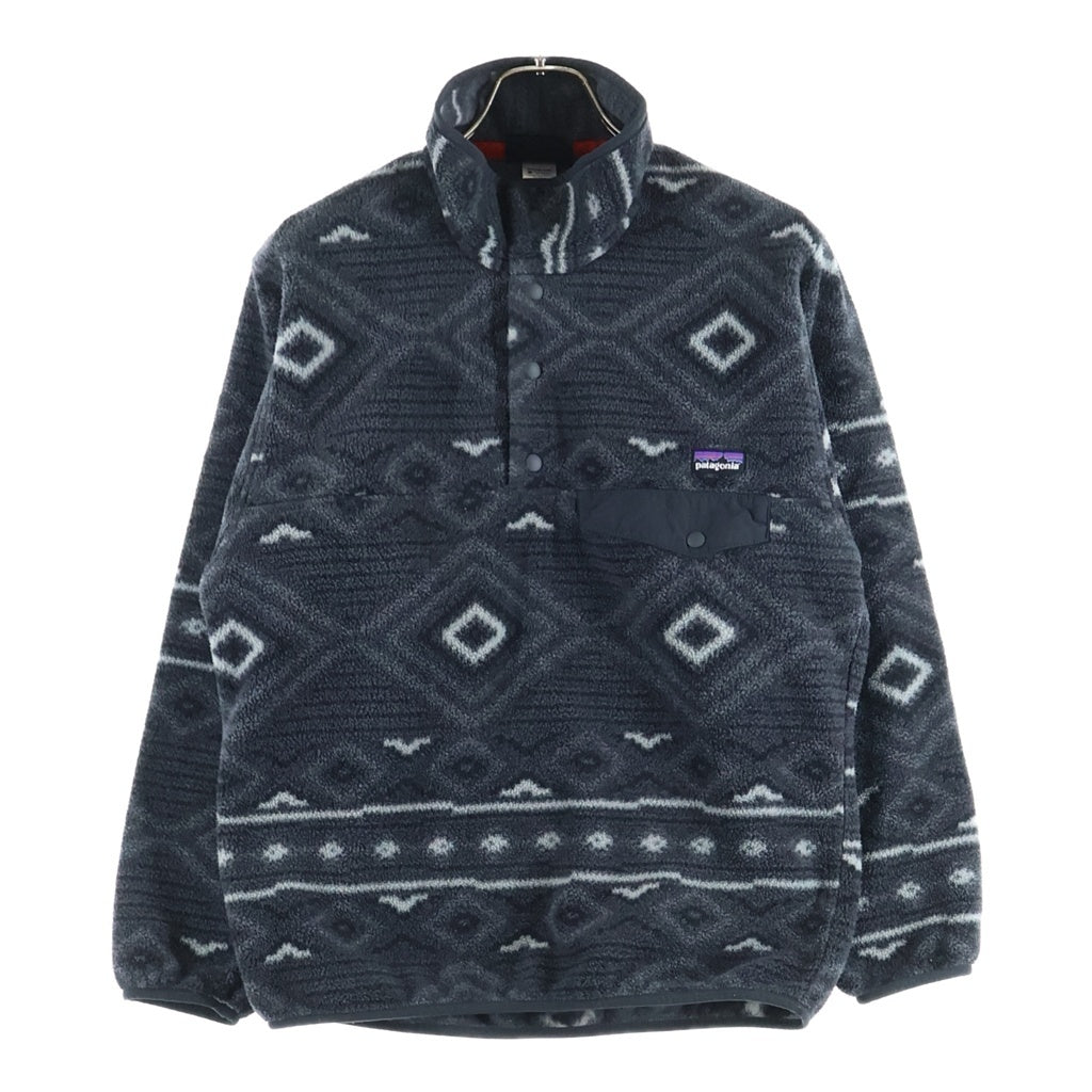 PATAGONIA(パタゴニア) 13AW Lightweight Synchilla Snap Fleece ライトウェイト シンチラ スナップ フリース スウェット ブラック 2545DFA13
