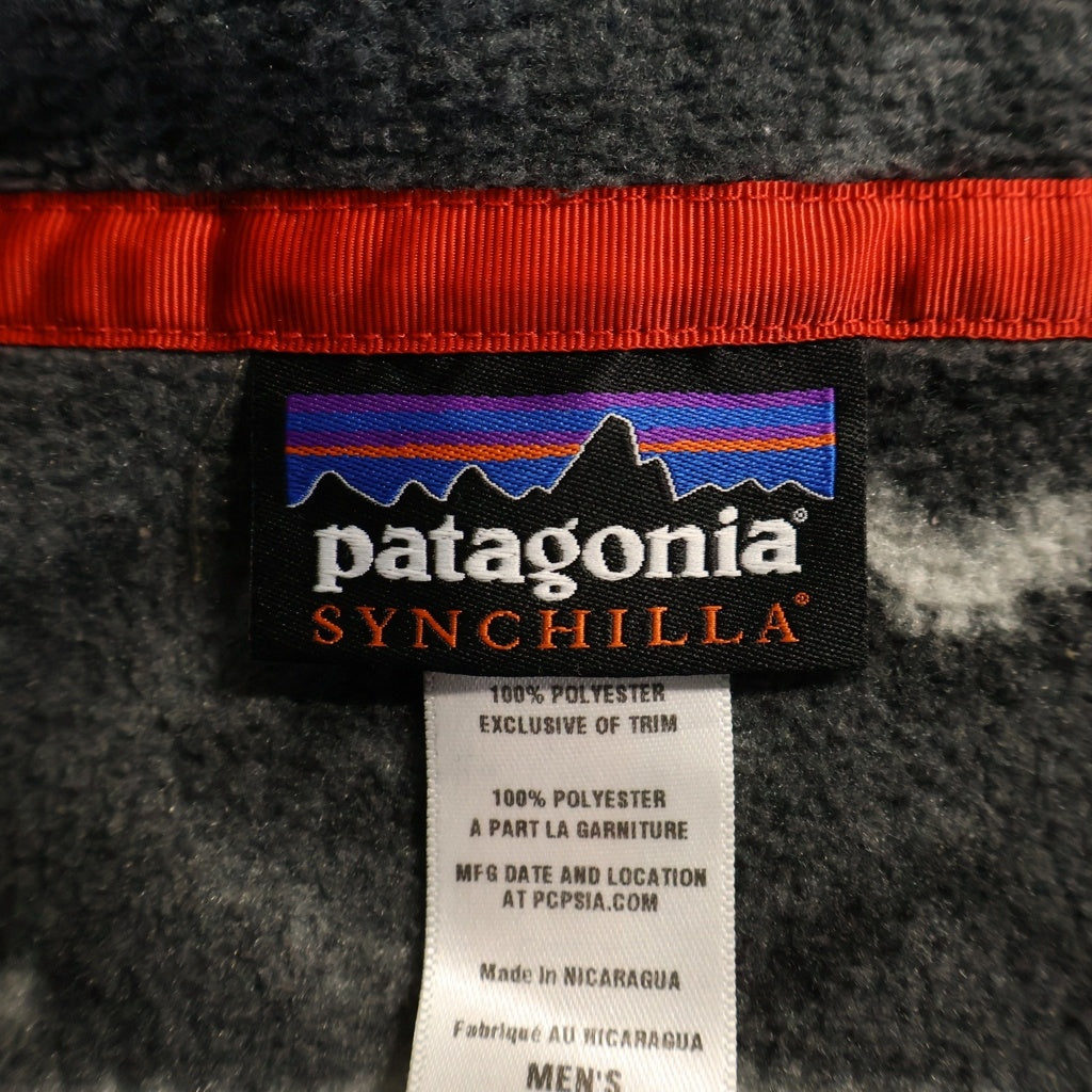 PATAGONIA(パタゴニア) 13AW Lightweight Synchilla Snap Fleece ライトウェイト シンチラ スナップ フリース スウェット ブラック 2545DFA13