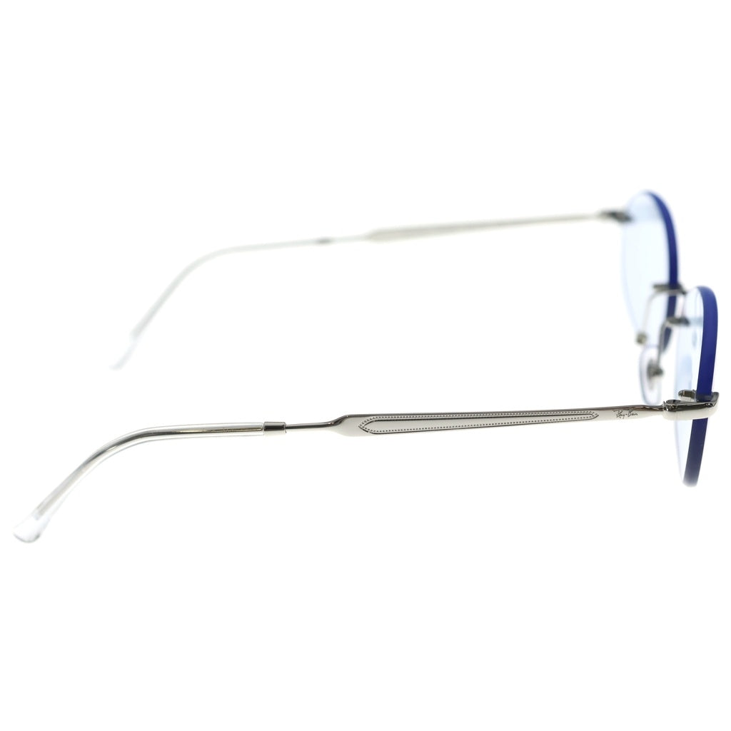 Ray Ban(レイバン) オーバル サングラス アイウェア メガネ 眼鏡 シルバー/ライトブルー RB3767