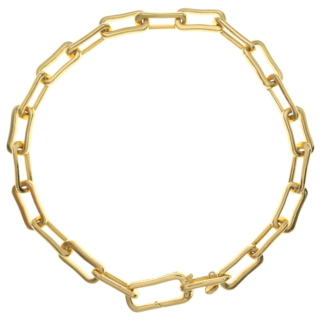 NO BRAND(ノーブランド) MONICA VINADER (モニカ ヴィナダー) Alta Slim Chain Bracelet チェーンブレスレット ゴールド レディース