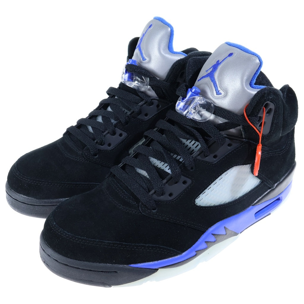 NIKE(ナイキ) AIR JORDAN 5 RETRO Racer Blue エアジョーダン レトロ ハイカットスニーカー ブラック/ブルー US10/28.0cm CT4838-004