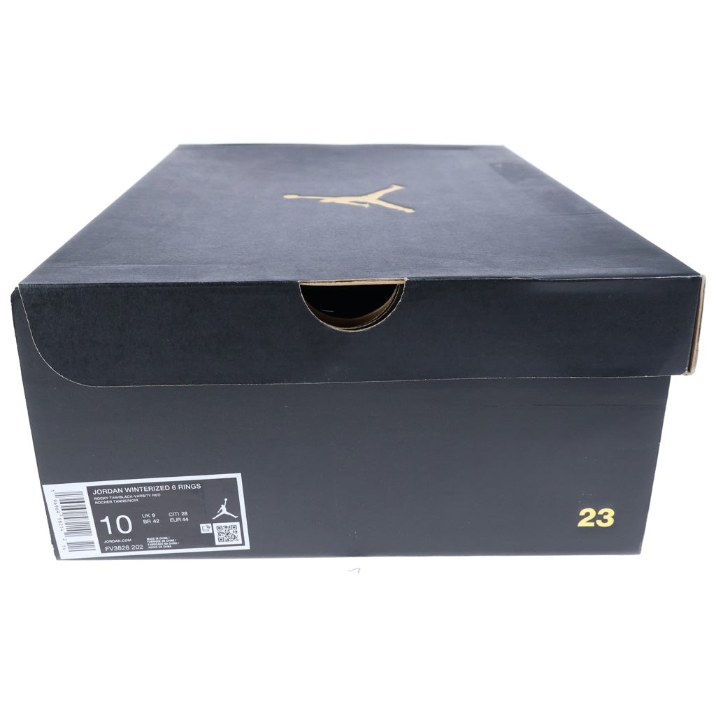 NIKE(ナイキ) JORDAN WINTERIZED 6 RINGS ジョーダン ウィンターライズド6 リング ハイカットスニーカー ブラウン/ブラック US10/28.0cm FV3826-202