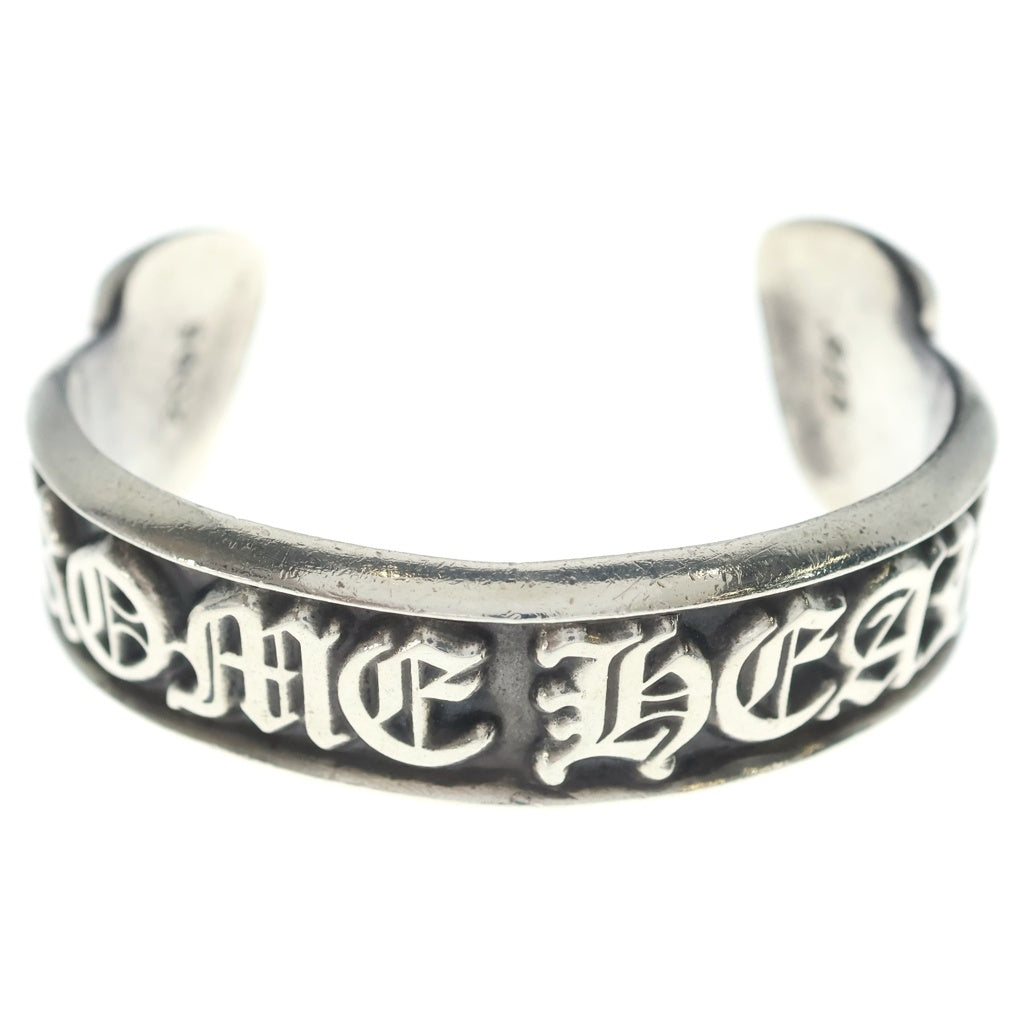 CHROME HEARTS(クロムハーツ) CH SCROLL LABEL スクロールラベルカフ ブレスレット バングル シルバー