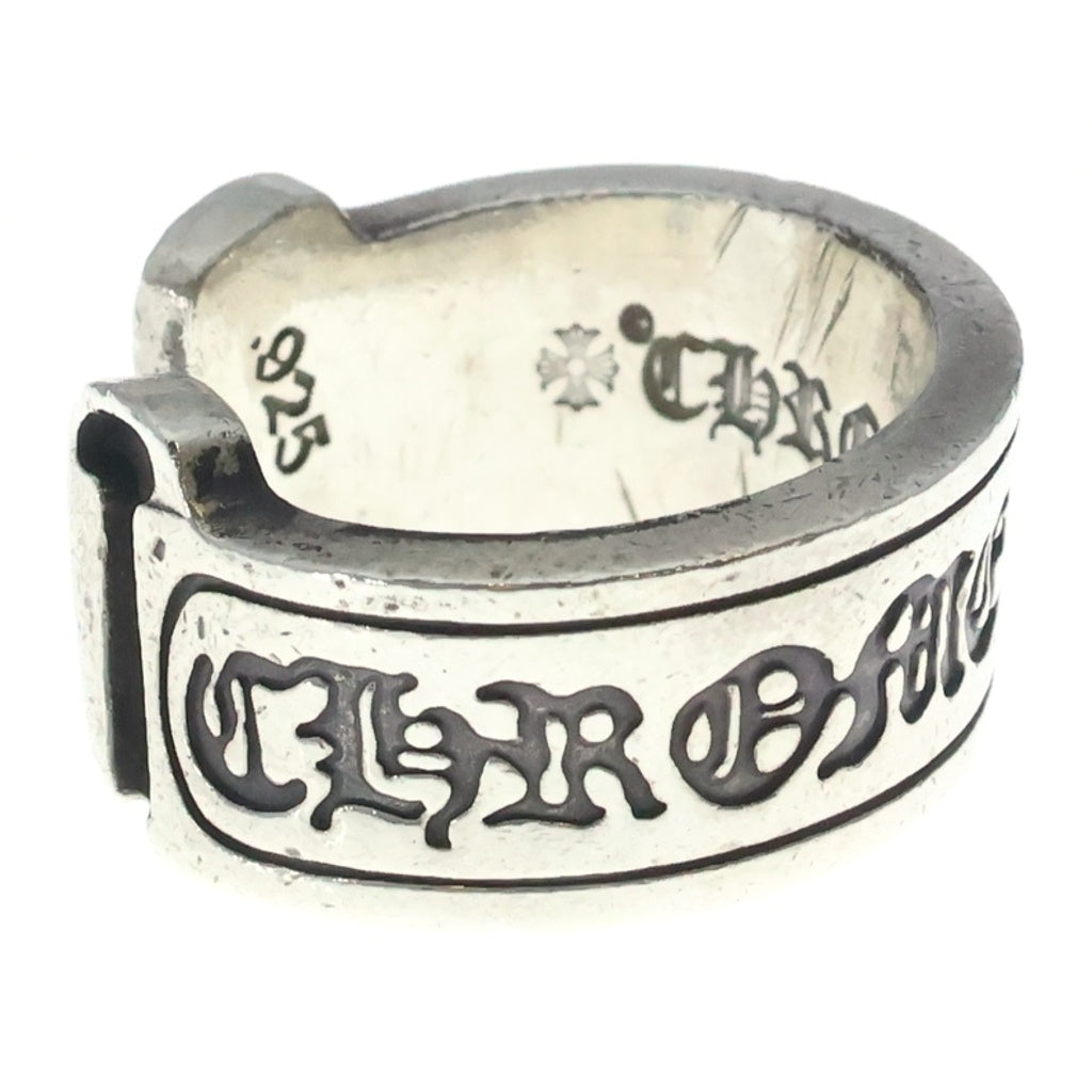 CHROME HEARTS(クロムハーツ) LG SCROLL LABEL ラージスクロールラベル リング シルバーBCA383