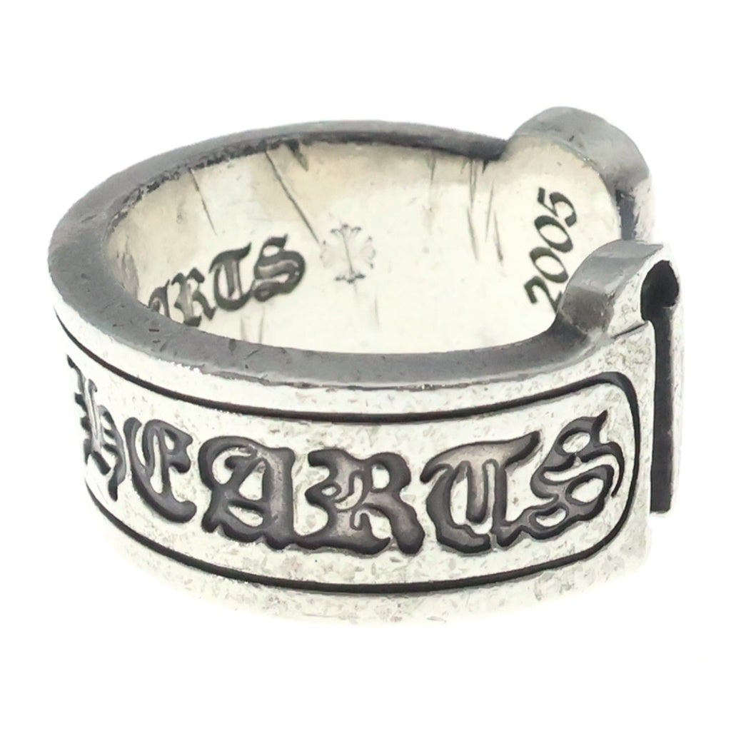 CHROME HEARTS(クロムハーツ) LG SCROLL LABEL ラージスクロールラベル リング シルバーBCA383
