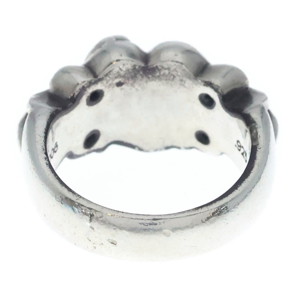 CHROME HEARTS(クロムハーツ) FLRL CRS HRT フローラルハートリング シルバー