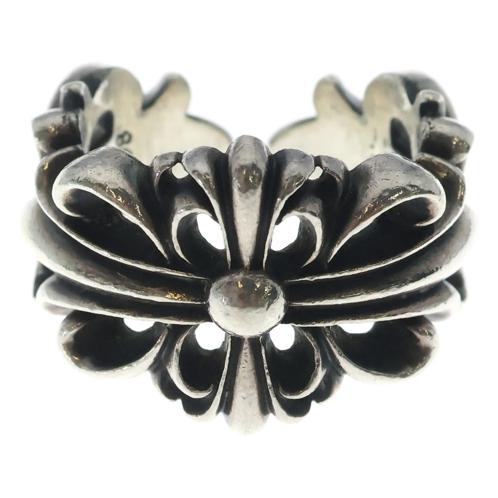 CHROME HEARTS(クロムハーツ) DBL FLRL CRS ダブルフローラルクロス リング シルバー BCA390