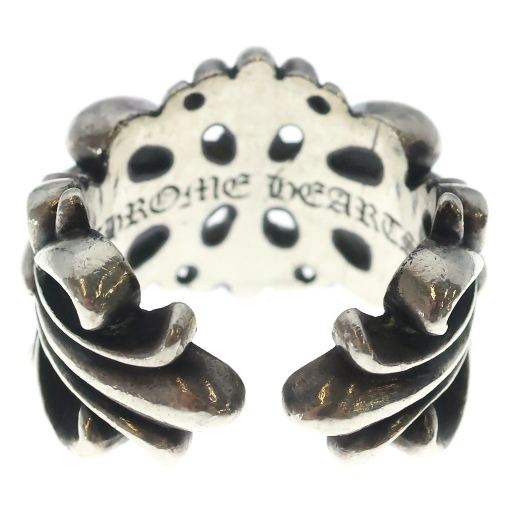 CHROME HEARTS(クロムハーツ) DBL FLRL CRS ダブルフローラルクロス リング シルバー BCA390