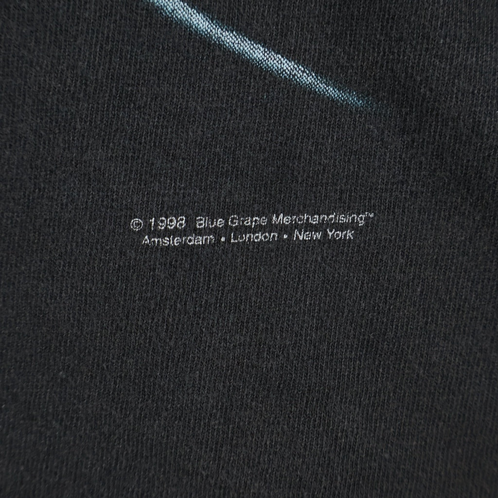 VINTAGE(ヴィンテージ) 90S RAMMSTEIN 1998 DELTA ラムシュタイン デルタタグ 両面プリント 半袖Tシャツ カットソー ブラック