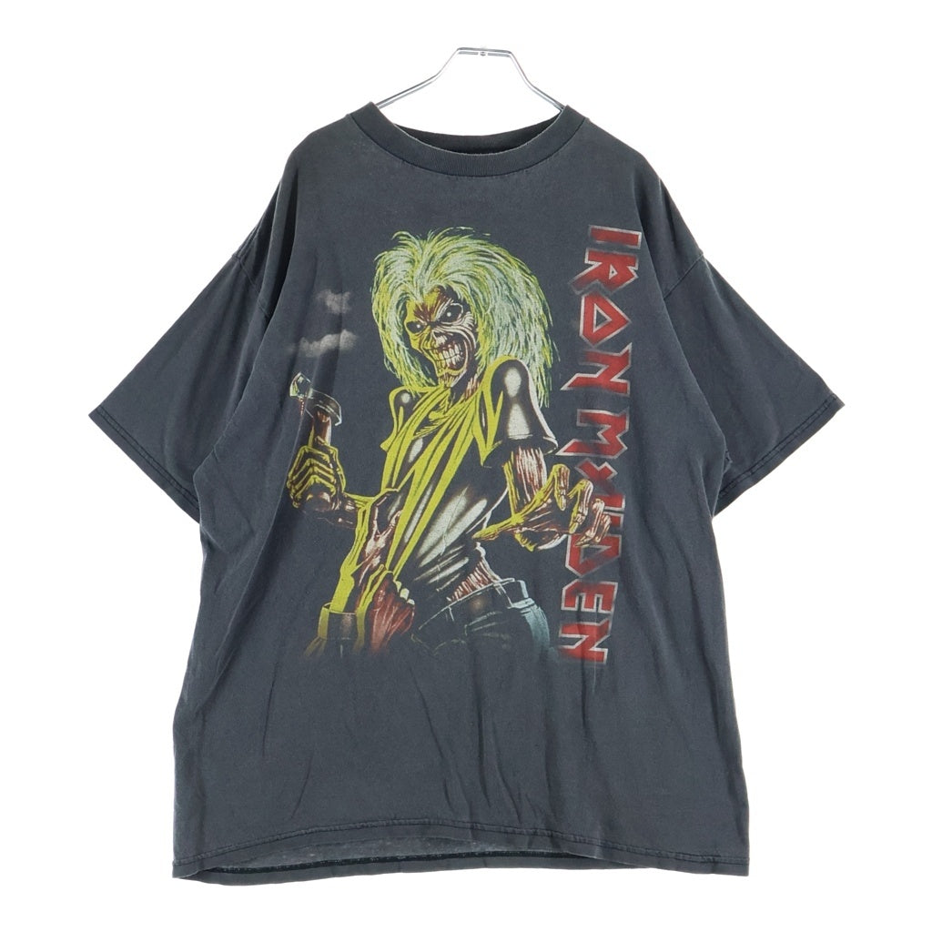 VINTAGE(ヴィンテージ) 90S IRON MAIDEN KILLERS TEE TULTEX アイアン メイデン 両面プリント 半袖Tシャツ カットソー ブラック