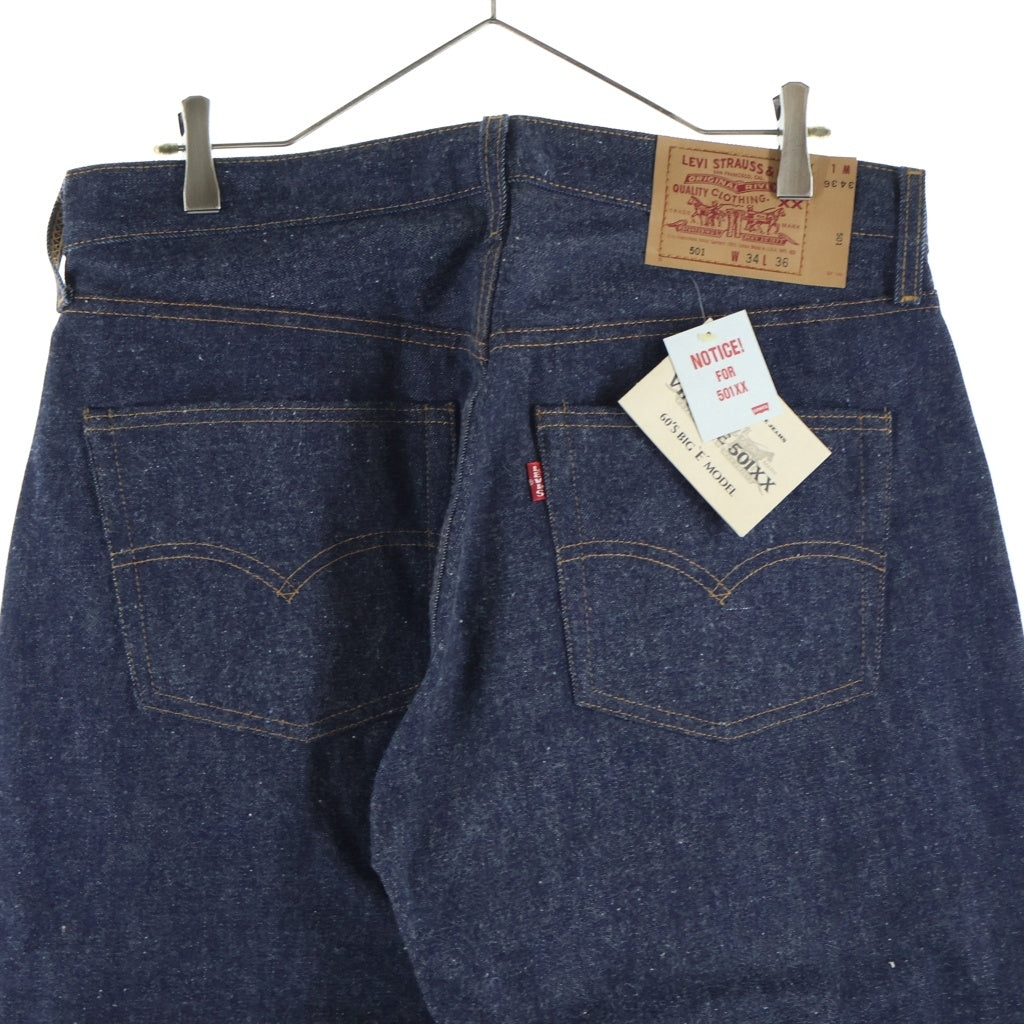 Levi's(リーバイス) 90S VINTAGE 501-XXOR 60'S BIG E MODEL 復刻 バレンシア工場 USA製 ボタン裏555 DEAD STOCK ヴィンテージ デッドストック ボタンフライ デニムパンツ インディゴ