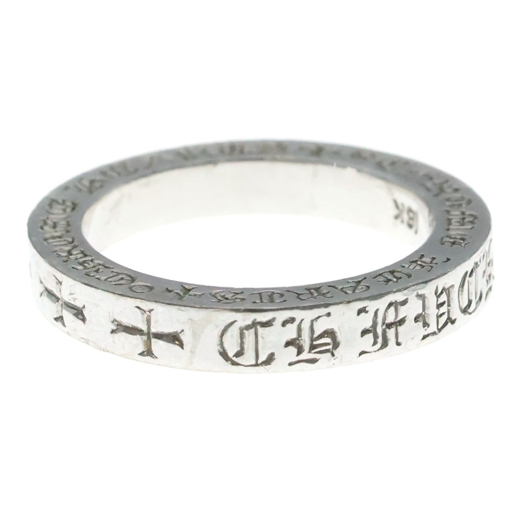 CHROME HEARTS(クロムハーツ) 18KWG 3mm SPACER FUCK YOU スペーサーファックユーリング ホワイトゴールド