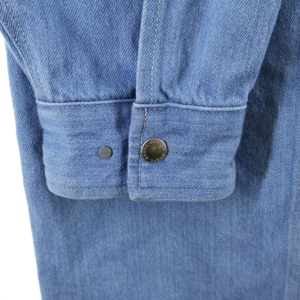 WTAPS(ダブルタップス) 21SS THOMPSON トンプソン ジップアップ デニムロングコート ブルー 211WDT-JKM02