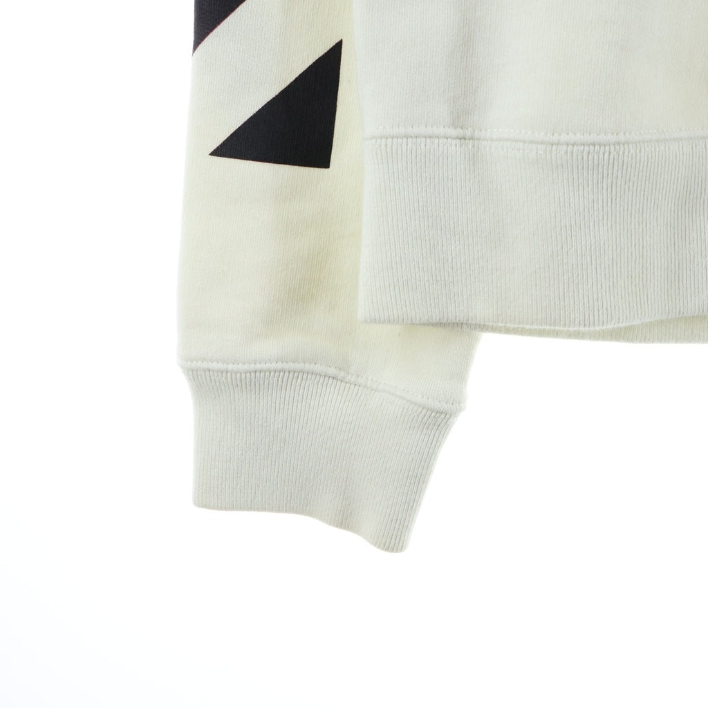 OFF-WHITE(オフホワイト) 19AW DIAG GRADIENT CREWNECK ダイアグ グラデーション クルーネック スウェットトレーナー ホワイト OMBA025F18192005
