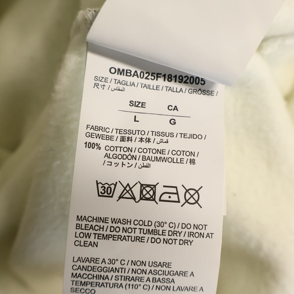OFF-WHITE(オフホワイト) 19AW DIAG GRADIENT CREWNECK ダイアグ グラデーション クルーネック スウェットトレーナー ホワイト OMBA025F18192005