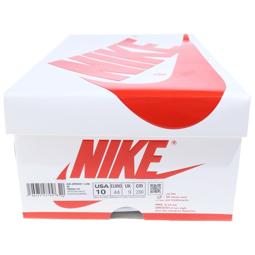 NIKE(ナイキ) AIR JORDAN1 LOW エアジョーダン1 ロー 85 ローカットスニーカー シューズ ホワイト/ネイビー US10/28.0cm FB9993-141