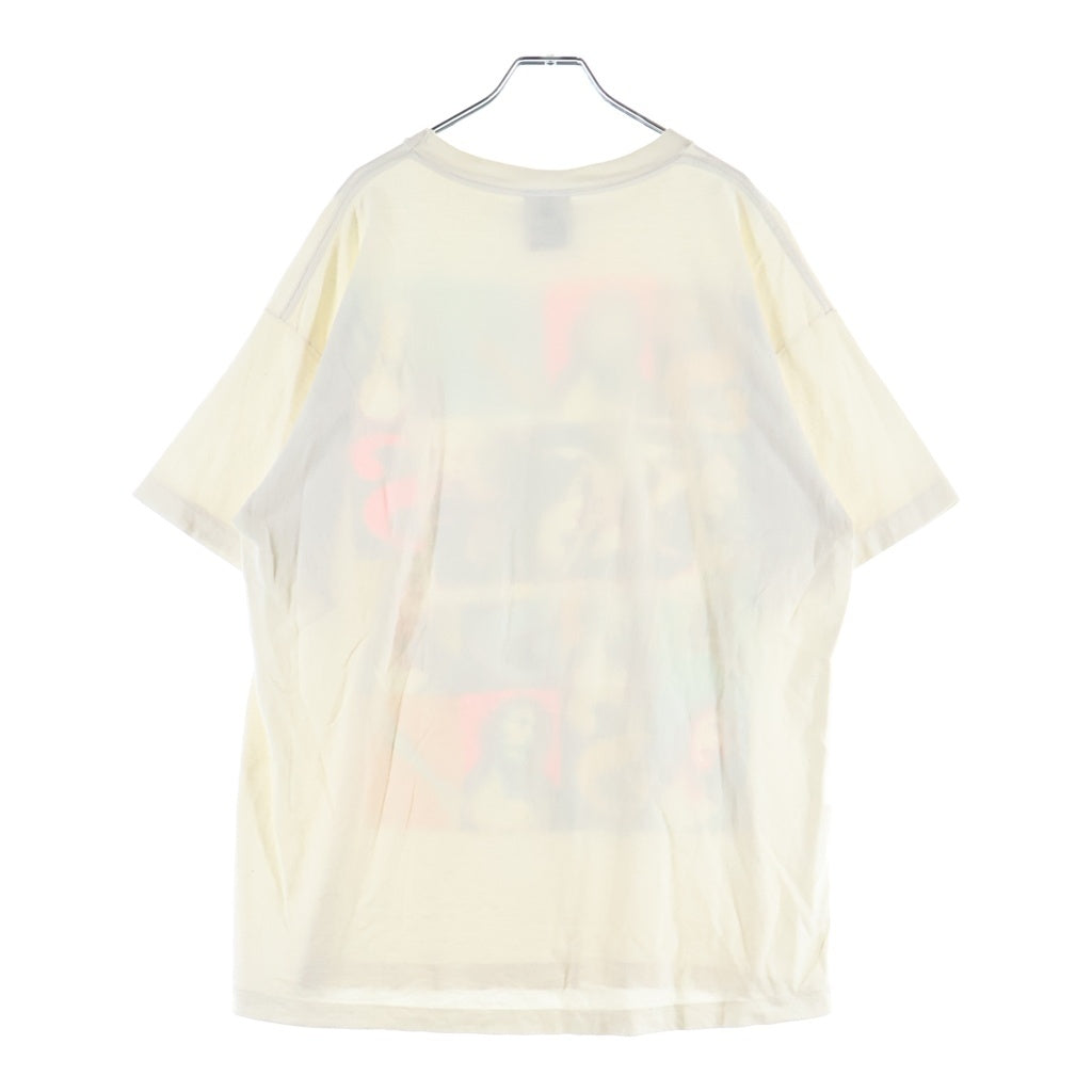 SAINT MICHAEL(セントマイケル) SW SS TEE / VEGES SM-YS8-0000-C15 フロント プリントクルーネック半袖Tシャツ カットソー ホワイト