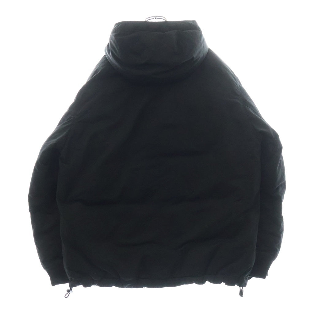 STONE ISLAND(ストーンアイランド) 22AW TWILL DOWN JACKET ツイル フーディー ダウンジャケット ショルダーワッペン ブラック 771541421